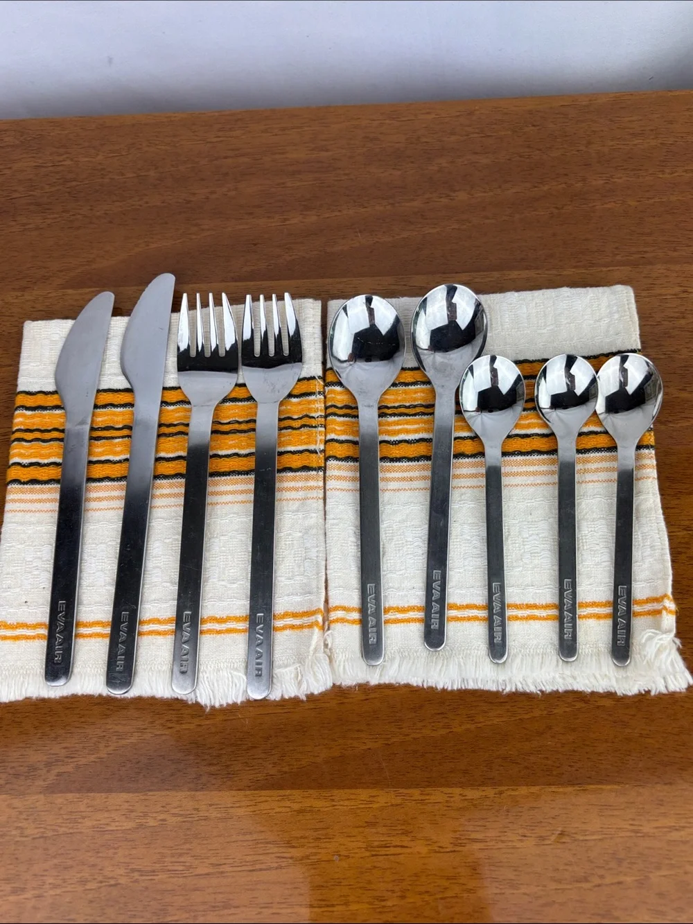 Vintage EVA air mixed set TBOL and Morii 18-8 stainless steel silverware